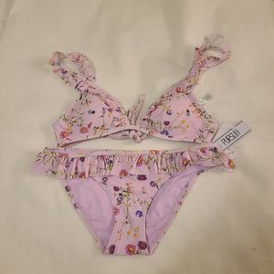 Pursuit Women's Bikini 2piece Floral Print Swimsuit